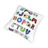 Printing Alphabets English Cartoon Lores Pillowcase Cushion Cover Decorations Villain Letters Pillow Case Cover Car Wholesale