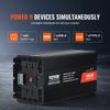 Modified Sine Wave Power Inverter 5000W DC12V To AC120V LCD Remote Control