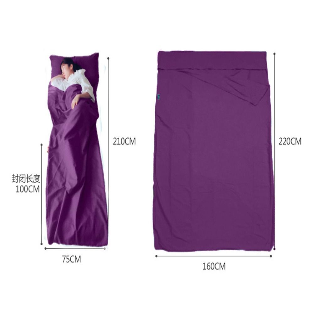 75*210cm Ultralight Sleeping Bag Folding Lightweight Travel Sleep Liner Sheet Septum Polyester Travel Sleeping Bag