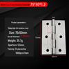 304 Stainless Steel Mini Hinges: 1-4 Inch Options for Cabinets & Wooden Boxes