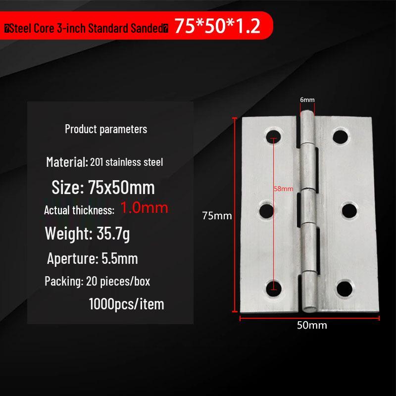 304 Stainless Steel Mini Hinges: 1-4 Inch Options for Cabinets & Wooden Boxes