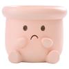 Succulent Flower Pot  Smiling Face Green Plant Pot Creative Expression Flower Pot Home Courtyard Landscape Flower Pot Ornament
