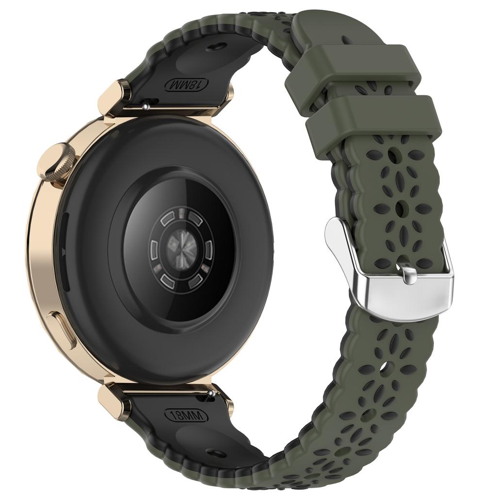 20mm silikonový řemínek pro Samsung Galaxy Watch7 44mm/6/5/4/4 Classic se vzorem slunečnice, dvoubarevný řemínek k hodinkám