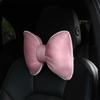 Bow Car Headrest Neck Pillow Universal Summer Fashion Car Headrest  for Women Girls