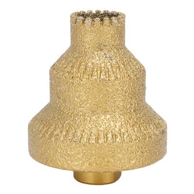 Stufenfasenbohrer M10 Gewinde 20mm 35mm 50mm Mehrschichtiger konischer Reibahle Gelöteter Pagodenbohrer für Fliesen Marmor