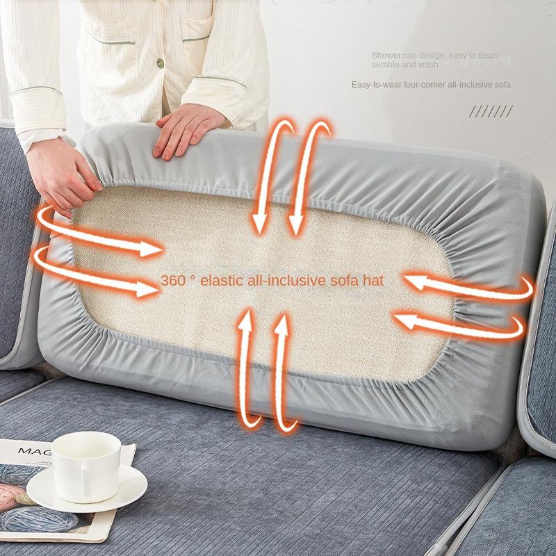 Sofa Stretch Sofa Cover Cover Universal All-Inclusive Sofa Seat Cushions Sets Sofa Slipcover Four Seasons Universal Combination Imperial Concubine