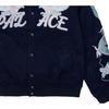 Palace Double Dragon Tour Jacke Mit Adler Muster Und Gestickten Logos Unisex Oberbekleidung Marineblau P23JK176