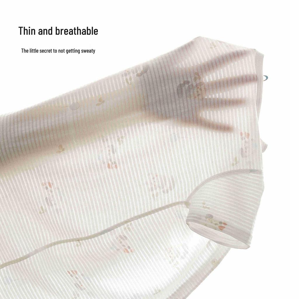 Baby Cooling Jumpsuit: Newborn Unisex Short-Sleeve Summer Pajamas