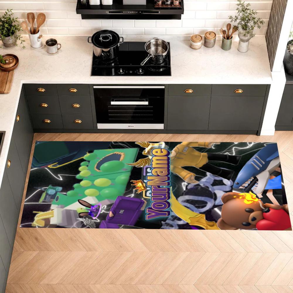 Roblox Customize Your Name Kitchen Rug Runner Rug Laundry Mat Hallway Entryway The Best Gift Choice