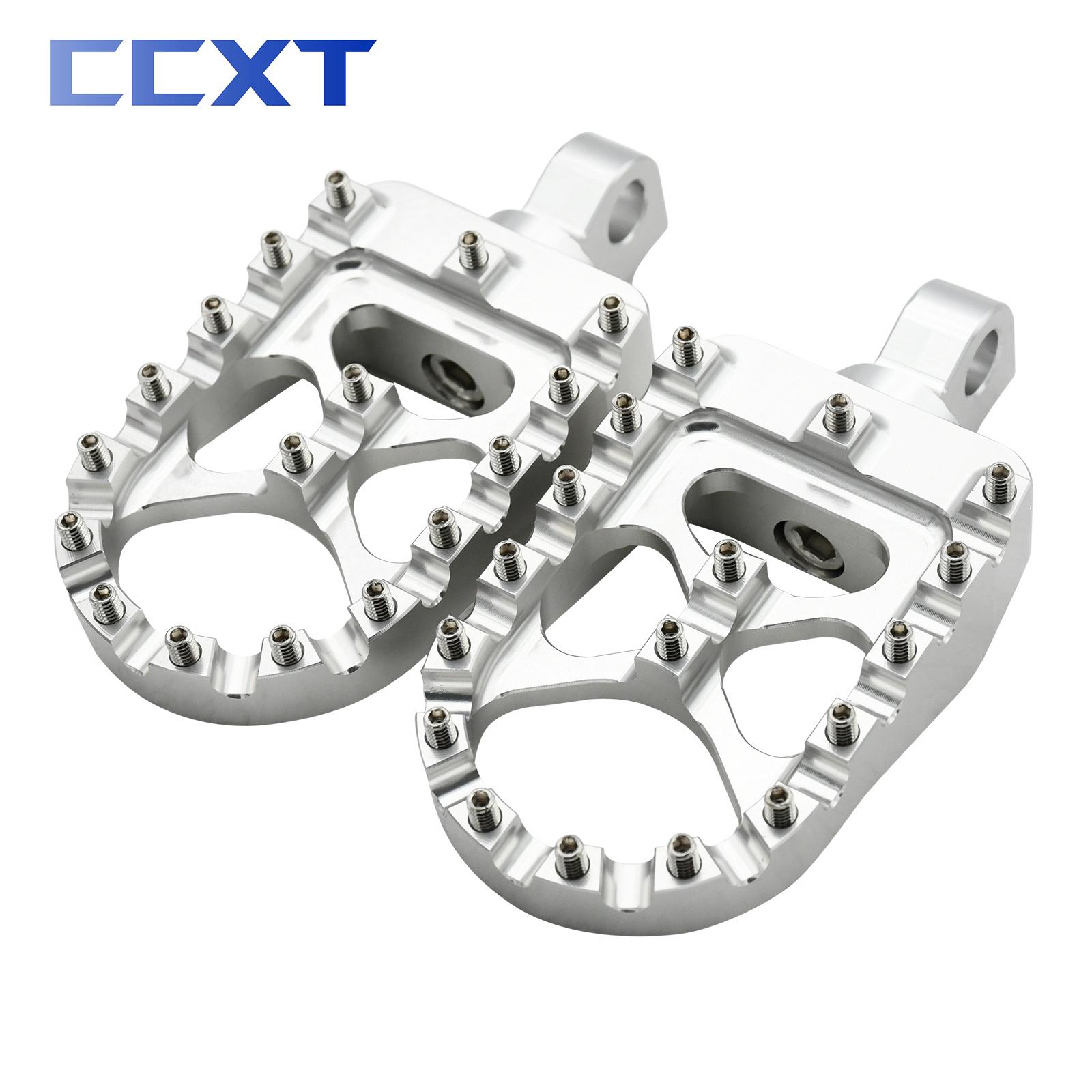 

CNC Wide Fat Footpegs 360° Roating Foot Pegs For Sportster 883 Street Bob FXDB Harley Dyna Fat Bob FLSTF FXDF FLSTFB S 1990-2017 срібний