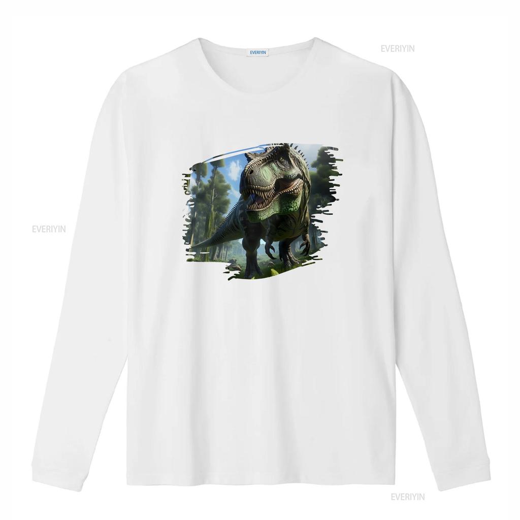 T Rex Tyrannosaurus Shirt Dinosaur For Dino Lover Prehistoric Vintage Washed Breathable Stretched Homme Stylish Streetwear