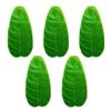 5pcs Artificial Banana Leaf Placemat Table Runner Party Decor
