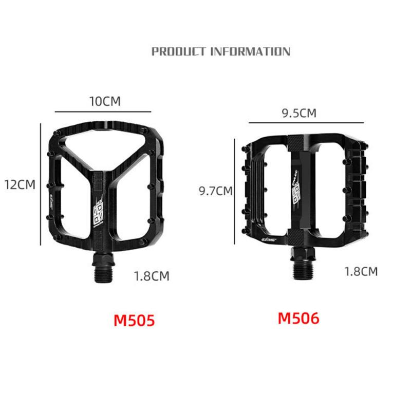 1 Pair Of Aluminum Alloy Bicycle Pedal Mountain Bike Du Bearing Pedal Cycling Equipment