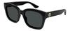 Sunglasses for Asian GG1338SK Women, Fit, 001, Black/Smoke