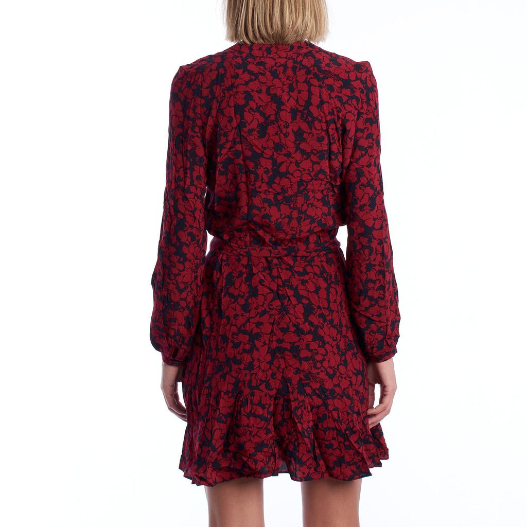 WKCP0424F Crossover Short Dress for Women