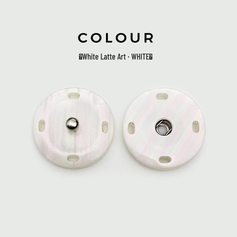 High-Grade Resin Invisible Snap Buttons for Sweaters and Cardigans