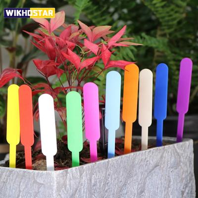 Novas Etiquetas de Plantas de Jardim Etiquetas de Plástico Impermeáveis Marcadores de Viveiro Vasos de Flores Sinal de Mudas Marca DIY Ferramentas de Decoração de Jardim