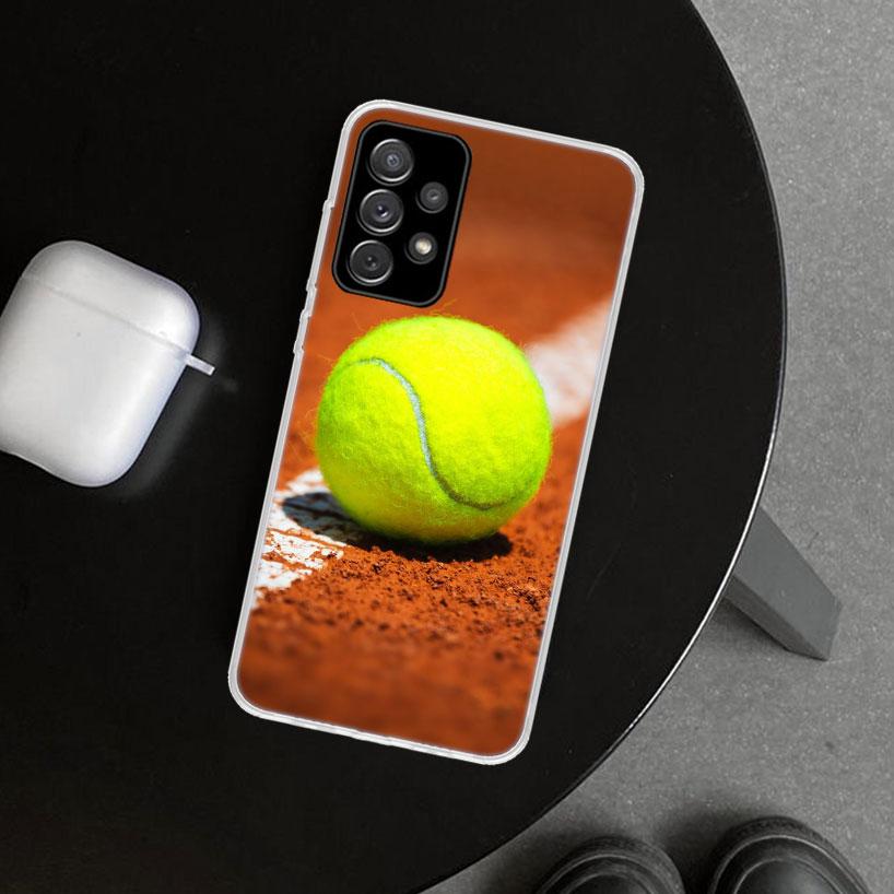 Tennis Sport Phone Case Cover for Samsung Galaxy A12 A22 A32 A52 A72 A02S A51 A50S A31 A20S A10S Note 20 Ultra 10 Plus Galaxy A1