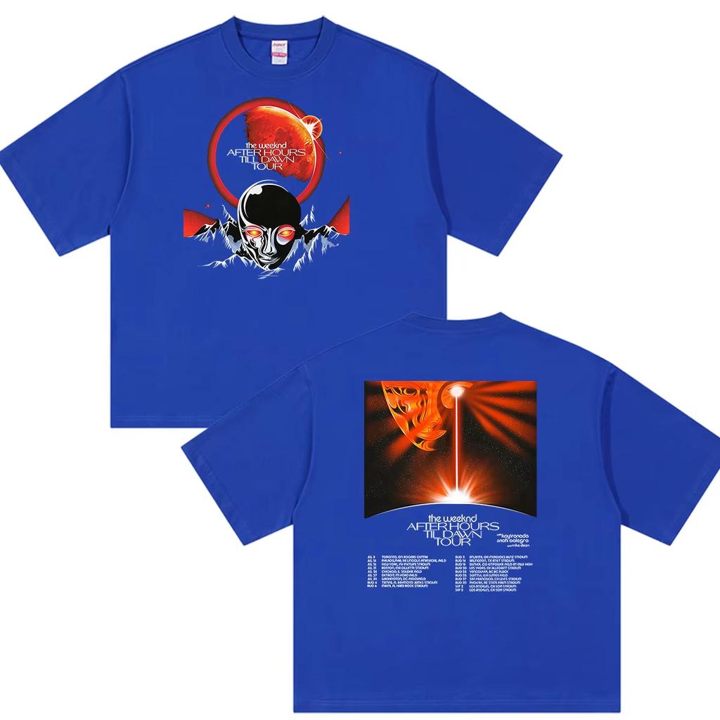 Summer Hot Sale Rapper The Weeknd After Hours Til Dawn Tour 2026 Graphic T Shirt Men Women Hip Hop Retro Fashion T-shirt