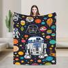 Game Film W-Warss Fleece Blankets S-Stars Awesome Throw Blanket for Home 200x150cm Bedspread