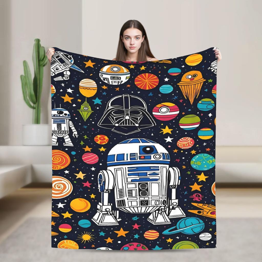Game Film W-Warss Fleece Blankets S-Stars Awesome Throw Blanket for Home 200x150cm Bedspread