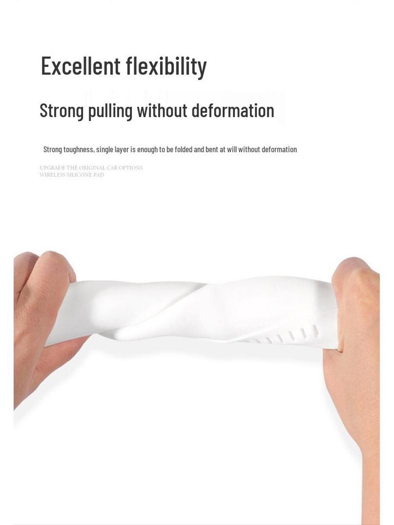 Model 3/Y Wireless Charging Silicone Non-slip Pad for Center Console