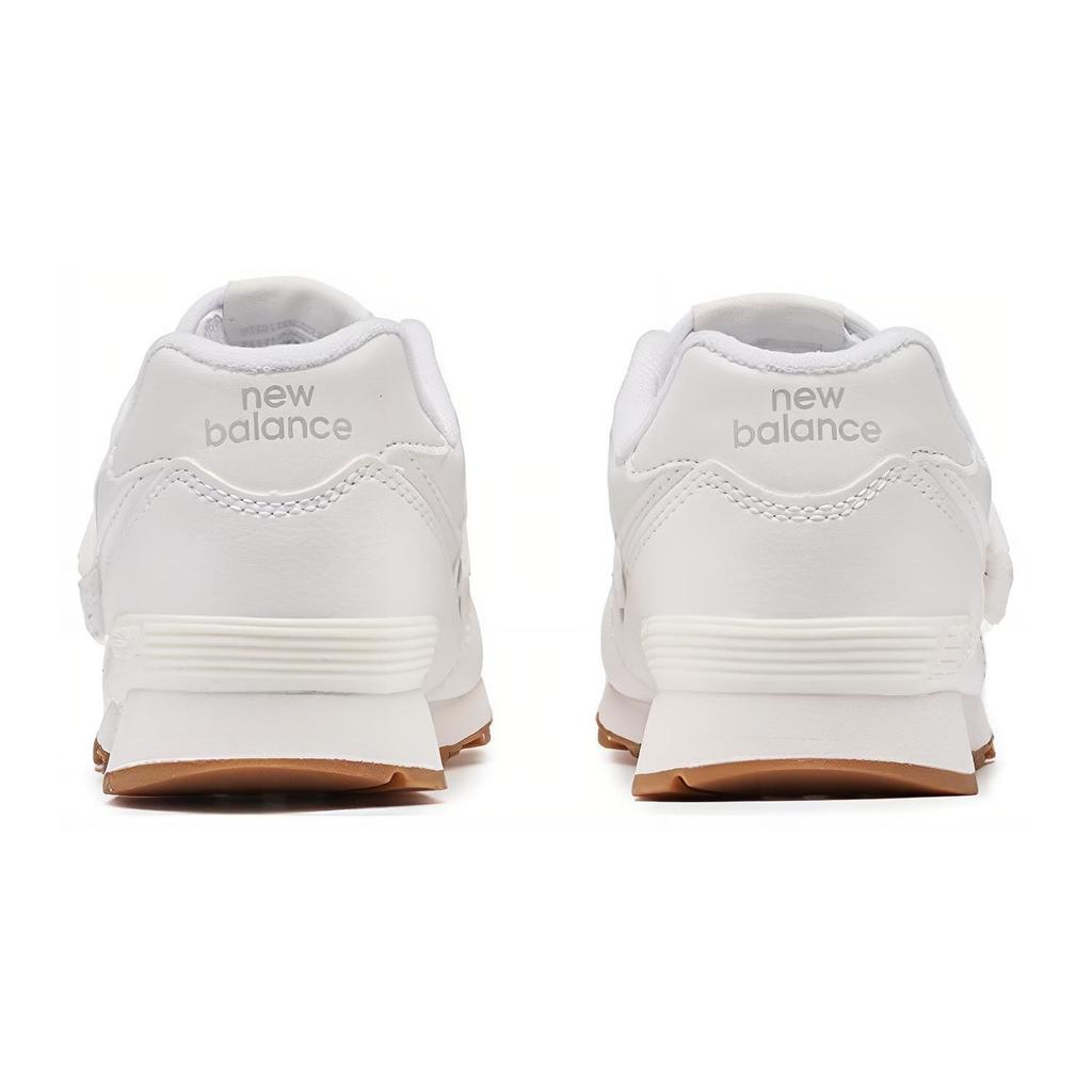 New Balance Kids 574 Comfortable Lightweight Durable Low-Top Running Sneakers White PV574NWW