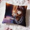Anime Komi Cant CommunicateS Cushion Cover Premium Comfort Reversible Pillow Cove -Two in One Design for Any Room & Car Interior