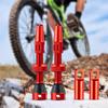 2/1Pair 40mm/44mm Aluminum Bicycle Rims Valve Core Remover Tool Bicycle Valve CNC Road Bike Tubeless Tire Valve with Caps