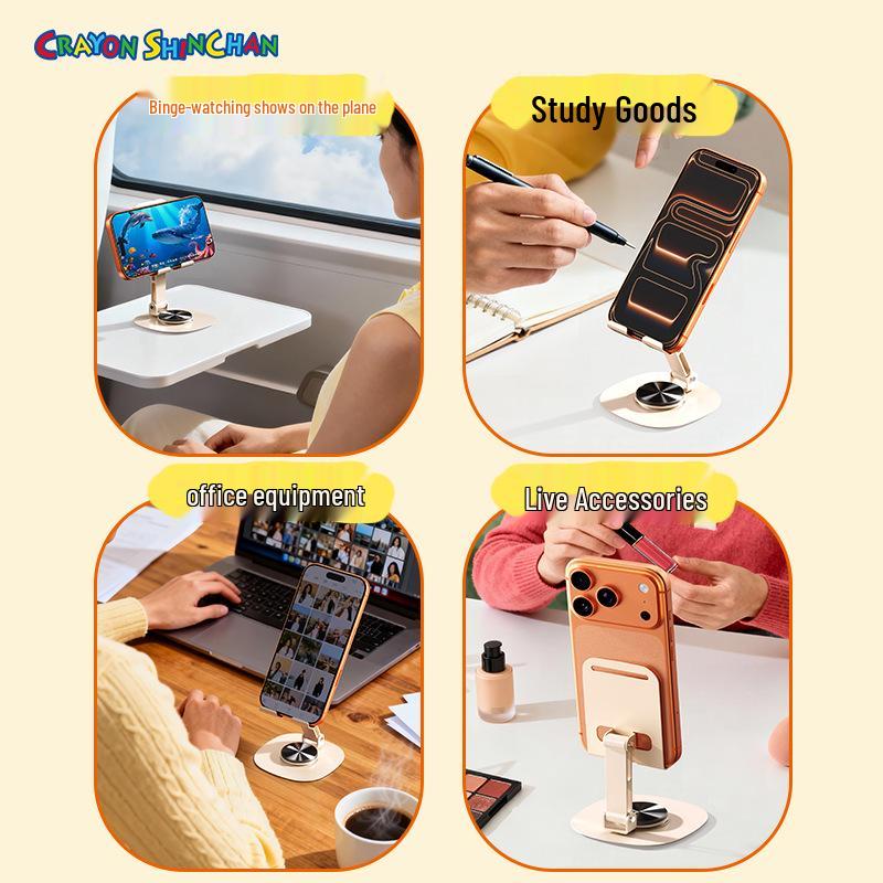 Crayon Shin-chan 360° Rotating Mini Phone Holder for Desktop