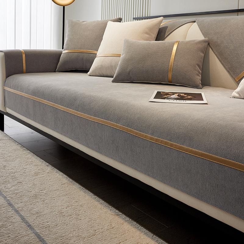 

Chenier Sofa Cushion Is Universal In All Seasons, Simple And Modern Cover Cloth, Sofa Cover, Light Luxury, High-End Backrest Armrest Cover 70*70cm