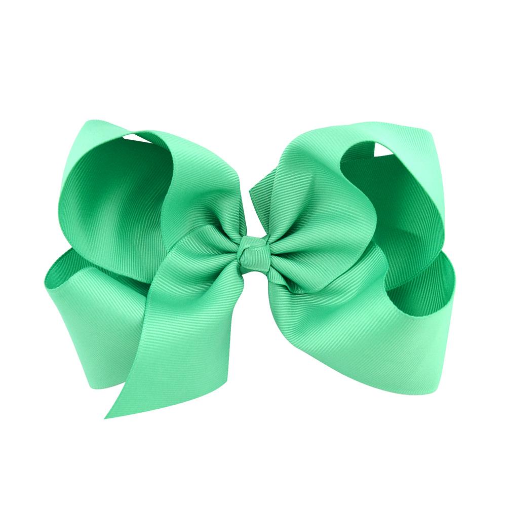 1Pc 40Colors 6'' Solid Colors Grosgrain Ribbon Hair Clips For Cute Girls Large Hairpins Boutique Barrettes Kids Hair Accessories