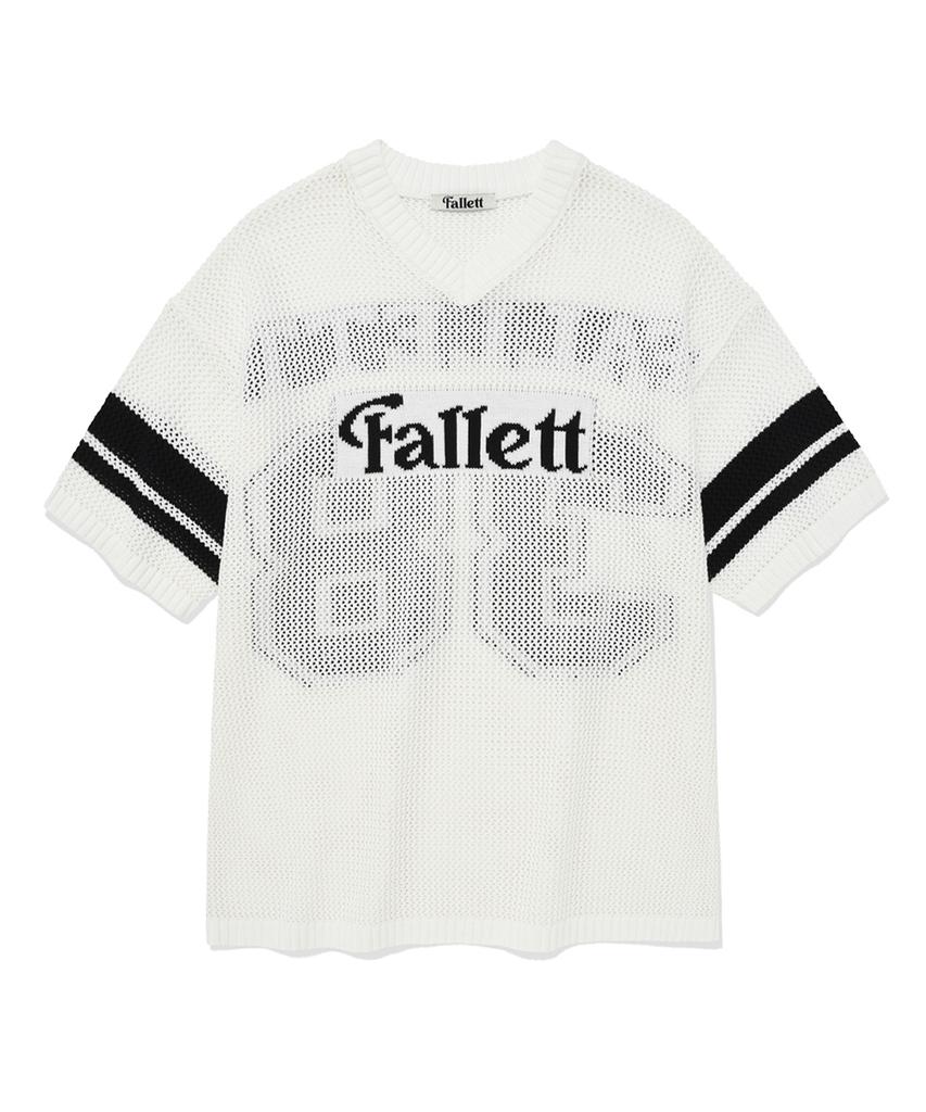 FALLETT Sports Club Football Knit White