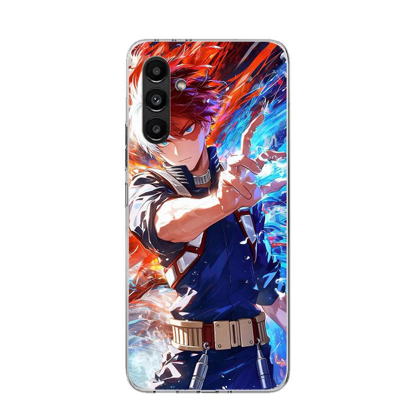 Todoroki Shoto MHA My Hero Phone Case For Samsung Galaxy A13 A14 A15 A16 A17 A53 A54 A55 A56 A33 A34 A35 A36 A23 A24 A25 A26 A05