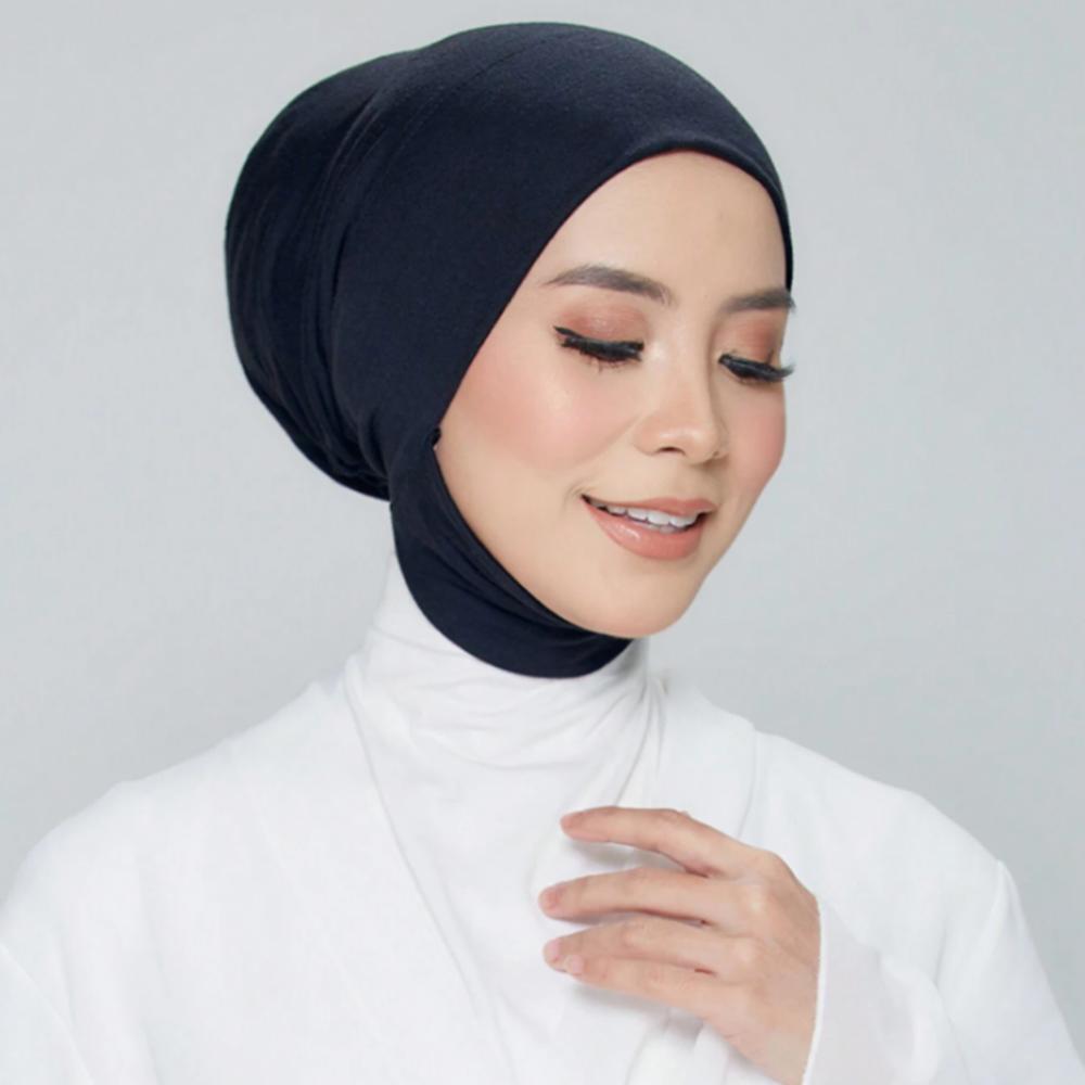 1/2/Pcs Muslim Inner Cap Hijab For Women Solid Underscarf Hijab Undercap Scarf Turban Hat Islamic Muslim Hijabs Ready To Wear
