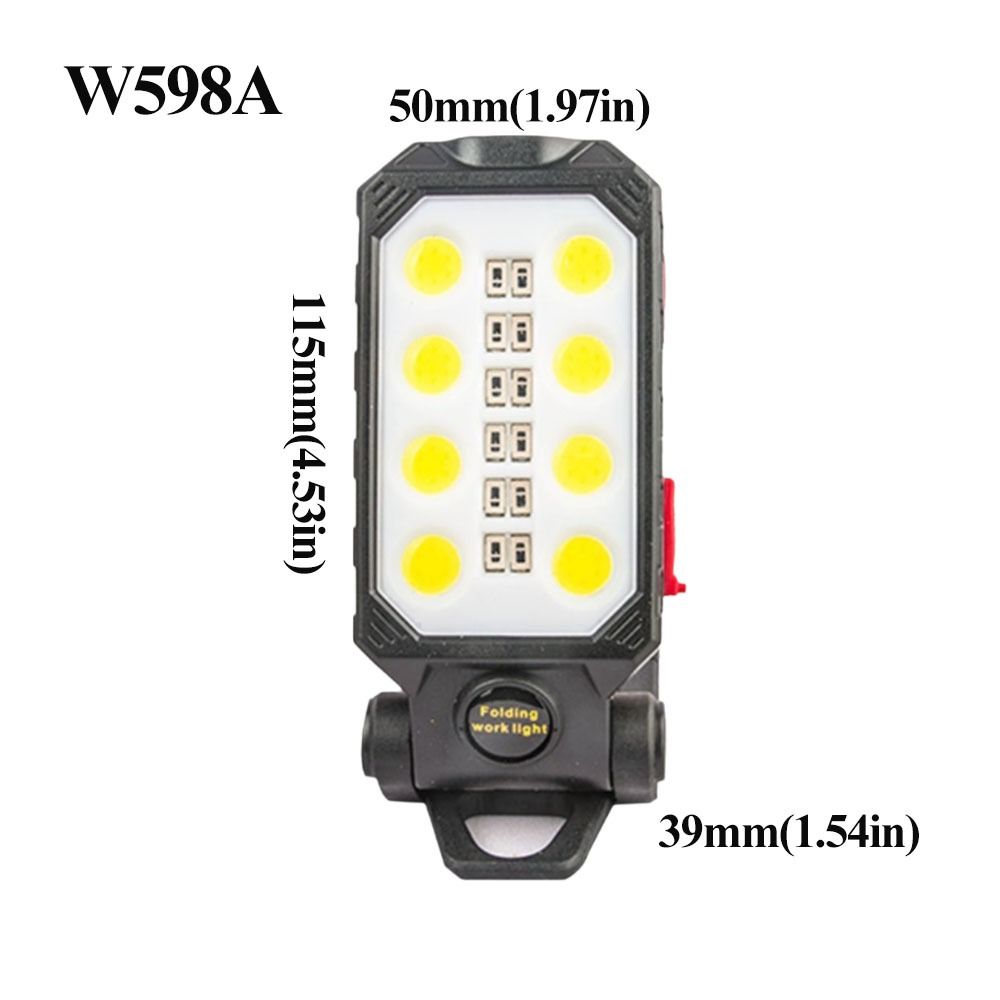Super Bright Portable LED Worklight Waterproof Design COB Work Light  Camping