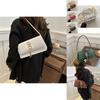Chic Pu Leather Crossbody Bag For Women 2024 Vintage Style Fashion Shoulder Bag