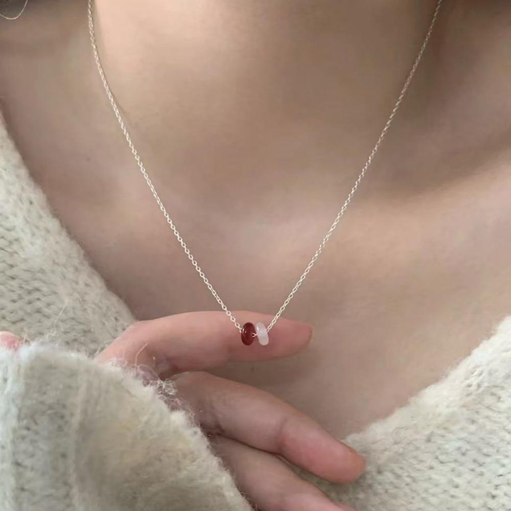 Shijia Pearl Necklace Women's Niche Light Luxury Design High-end Temperament Collarbone Chain Neck Chain Sweater Chain Bead Chain