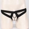 Mens Beaded Strappy Thong Underwear Low-Rise Hollow Out G-String Crotchless Lingerie Bold Design Sensual Clubwear