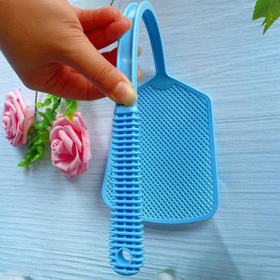 2 Stück Fliegenklatschen, verdickter langer Griff, flexibel, hohe Zähigkeit, hohles Netz, breiter Kopf, rissfest, für den Innen- und Außenbereich, Werkzeug zur Insekten- und Mückenbekämpfung