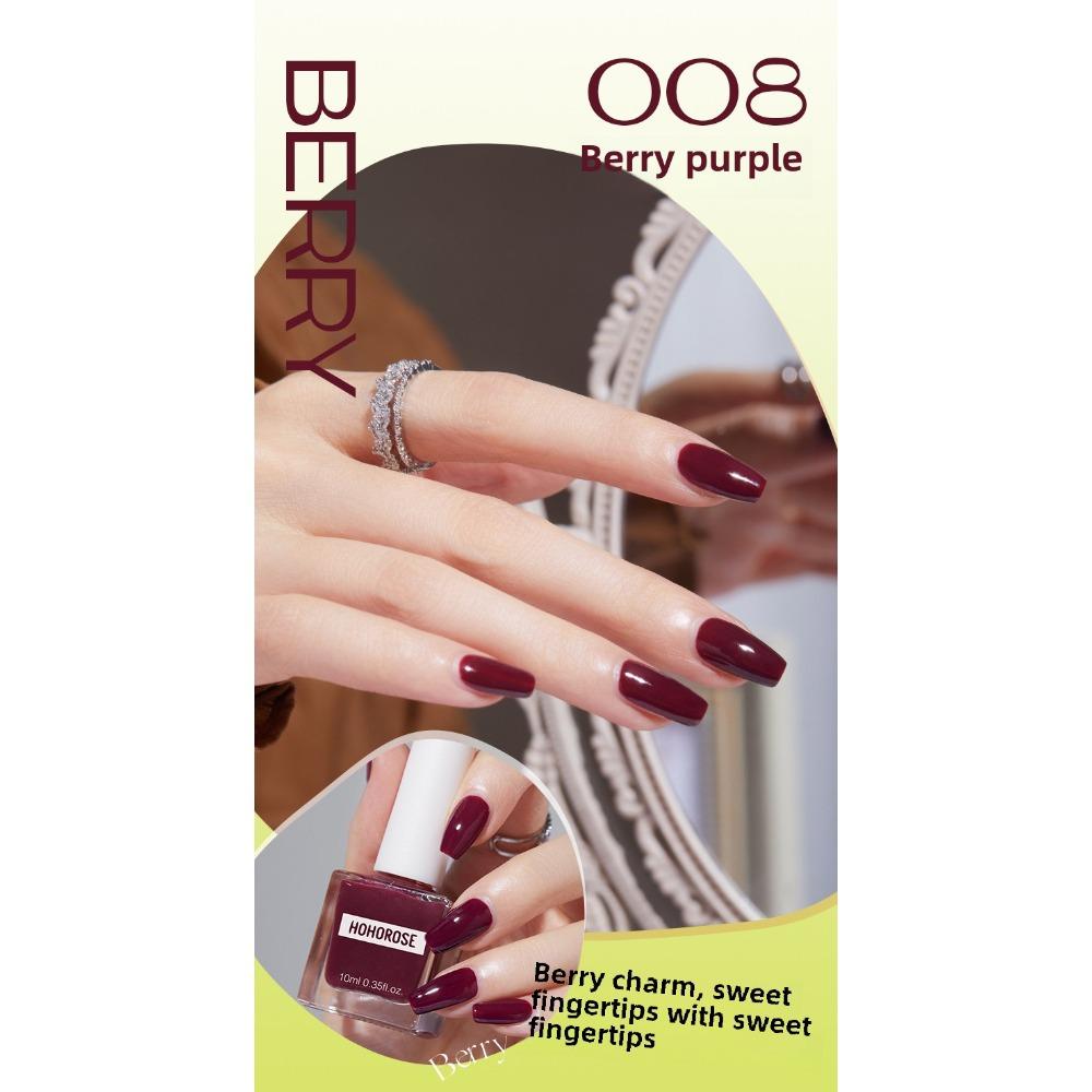 Fine Flash Aurora Fußnagellack, Weiß im Sommer, kein Einbrennen, schnell trocknender und lang anhaltender abziehbarer Nagellack, Basisöl, helles Öl