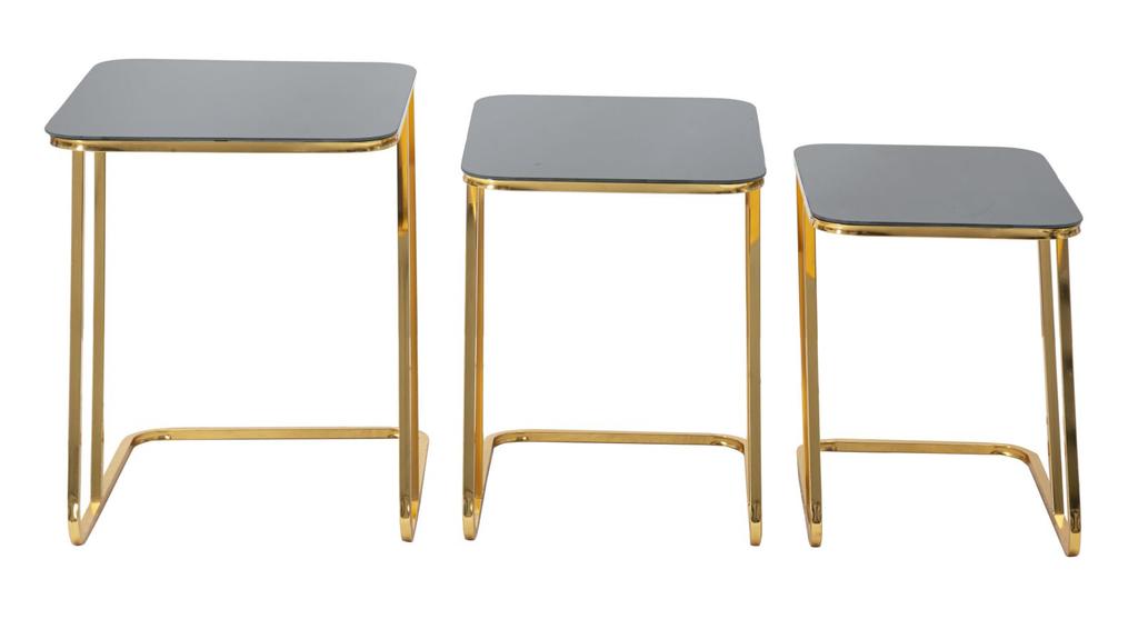 Tisch Simple Set 3-tlg. cm 44x50.5x55.5-39x49x51-34x47x45