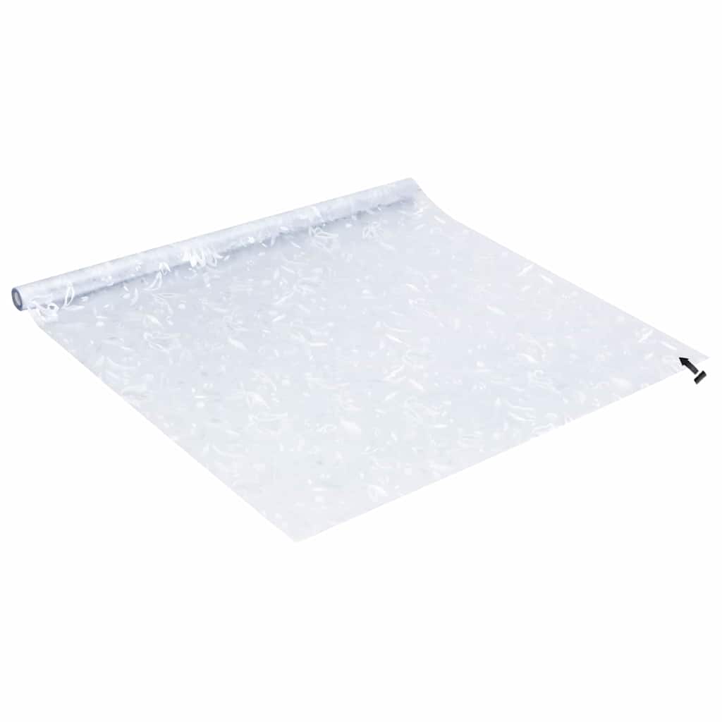 Static Window Film Flower Pattern 90 x 500 cm PVC