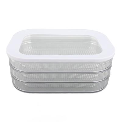 Deli Meat Container Professional Large Capacity Rectangular Thickened Airtight Clear Bacon Lunch