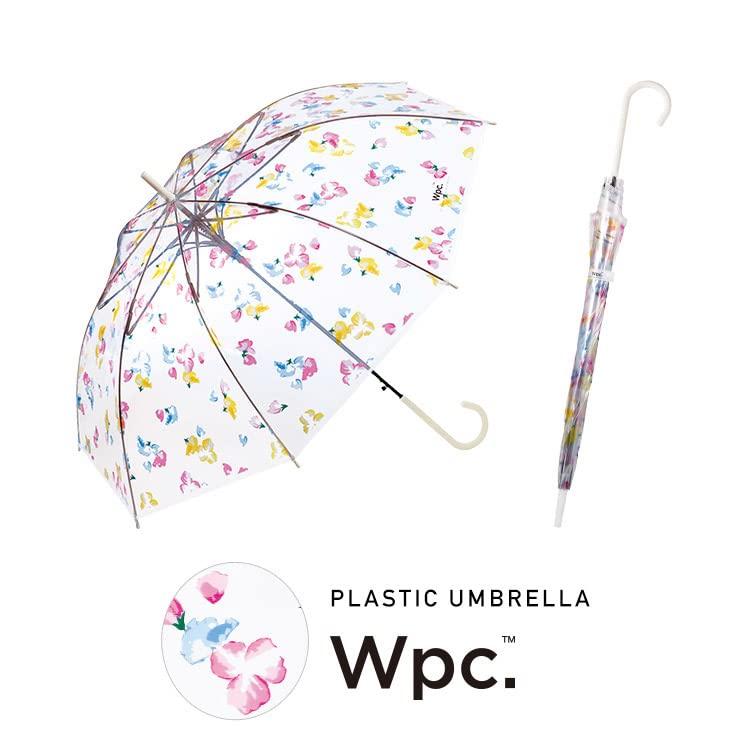 Rain Umbrella Sweet Pea Off Long Umbrella 60cm Durable Windproof Automatic Opening Large Sturdy Transparent Nordic Photogenic Colorful Stylish Cute