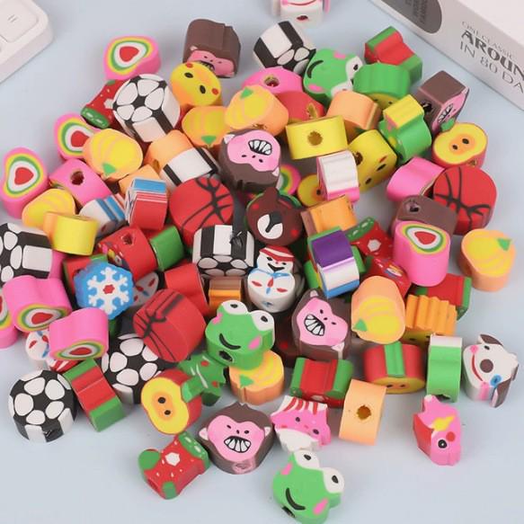Mini Cartoon Animal Eraser & Pencil Sharpener for Kids