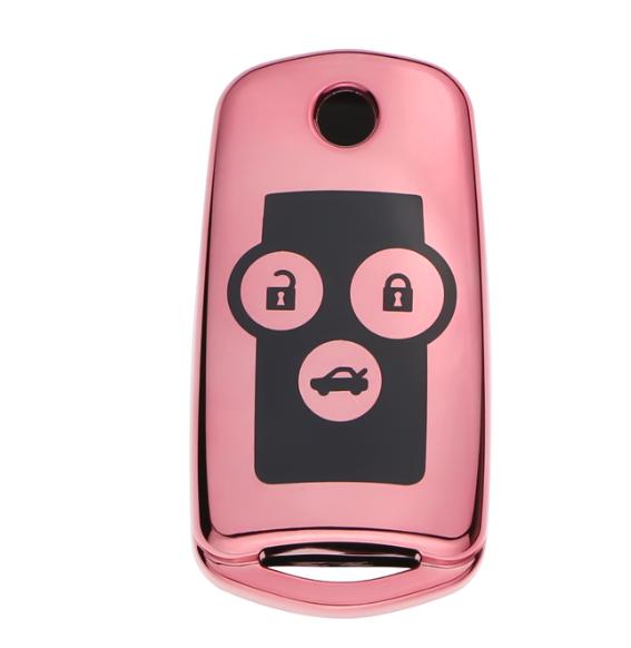 New 3 Buttons TPU Car Key Case Cover Shell Keychain For Honda CRV HRV Jazz Odyssey Civic Fit Accord For Acura TL TSX ZDX RSX CRZ