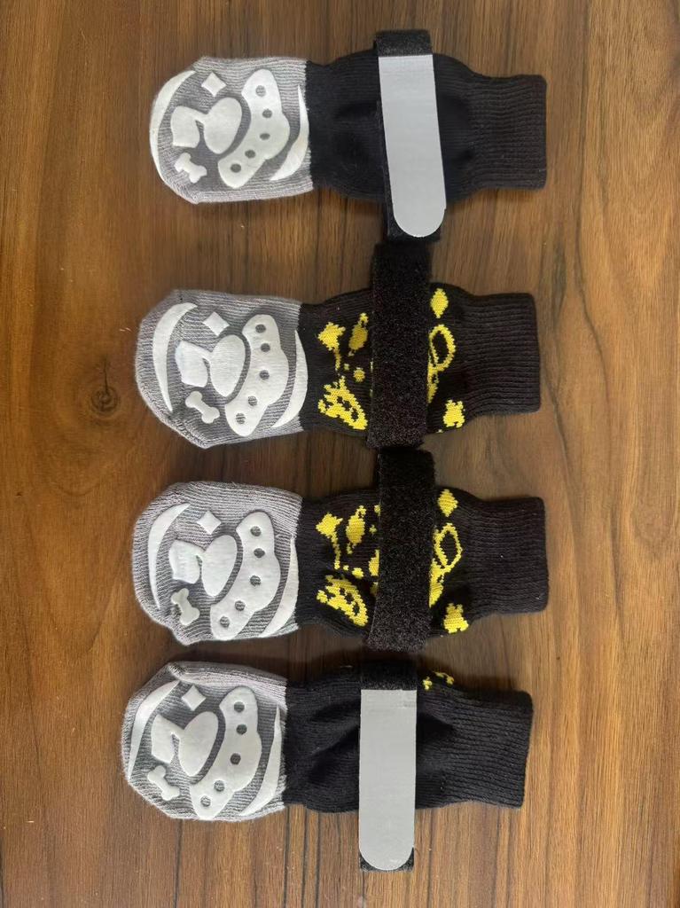 Non-Slip Anti-Scratch Pet Socks for Medium & Large Dogs