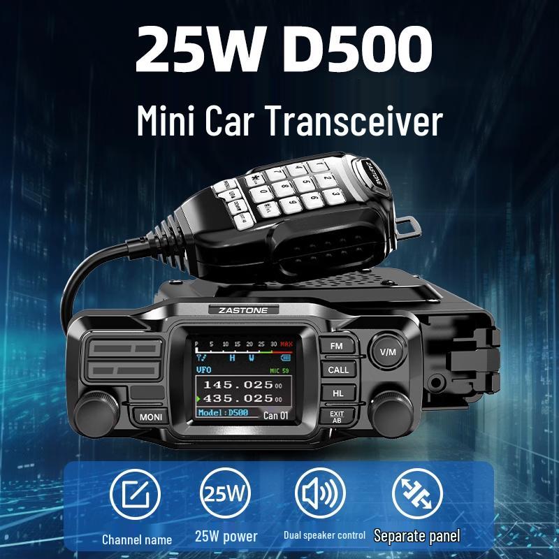Radio Mobile Mini Dual Band UV ZASTONE D500 25W (Versione NC)