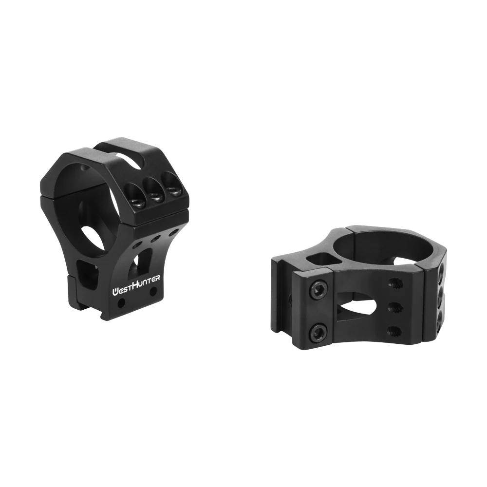 WESTHUNTER WH211 High Profile Dovetail Mounts 34mm 30mm 25.4mm Rifle Scope Rings 11mm Rail Full CNC Machined Hunting Accessories